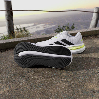 Scarpe adidas galaxy 7m man - jp6600 bianco nero verde fluo