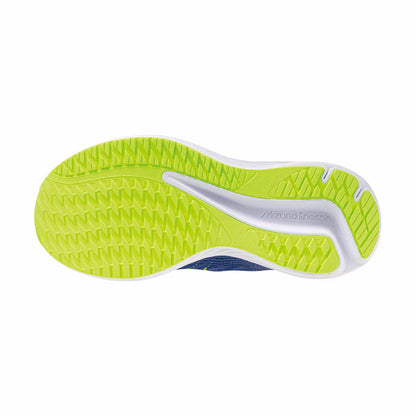 Scarpe mizuno enerzy rider jnr - k1gc2416-21 blu lime azzurro