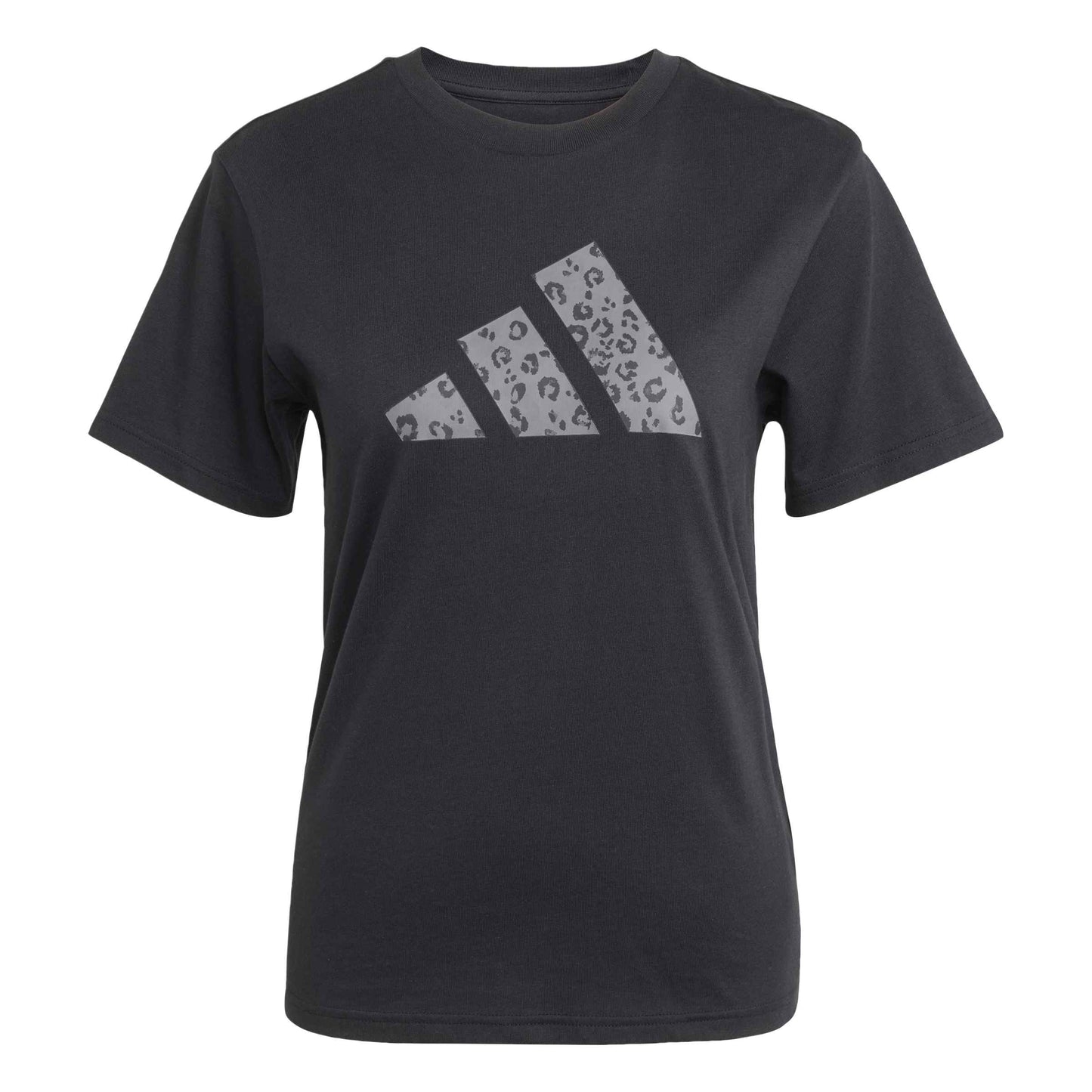 T-shirt adidas w animal t black - jv8536 nero zebrato