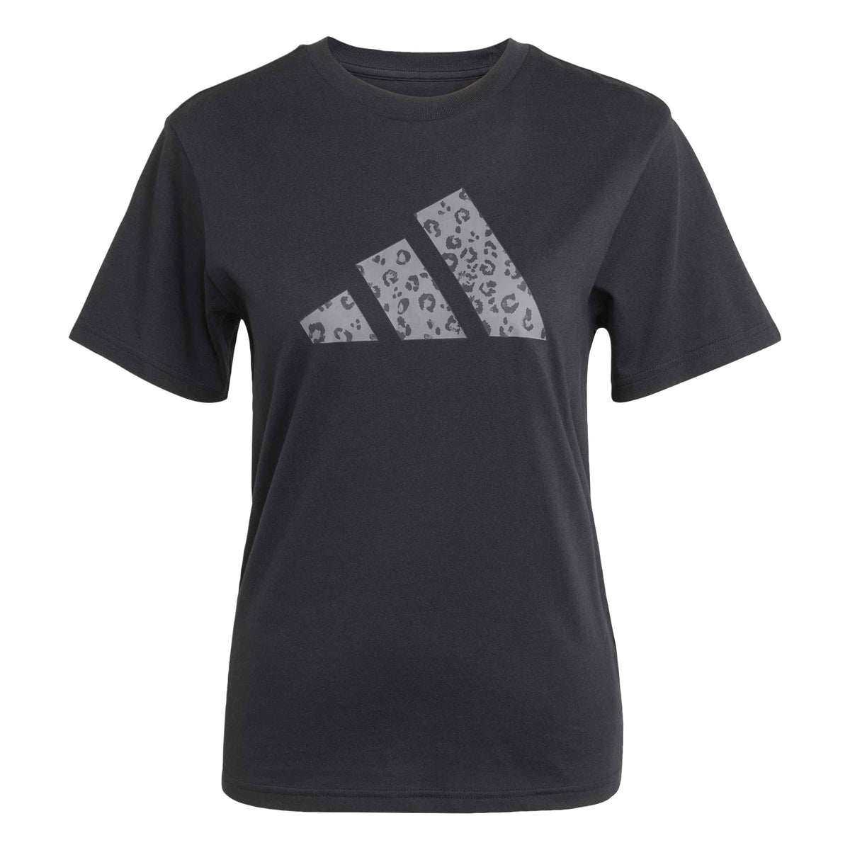 T-shirt adidas w animal t black - jv8536 nero zebrato
