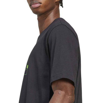 T-shirt Adidas M Retro T Black - JM6394 Nero Bianco | Look Iconico