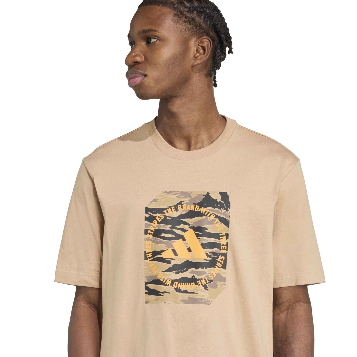 T-shirt Adidas M C Camo Box T Sabbia - KA0047 Beige Camo | Stile Urban