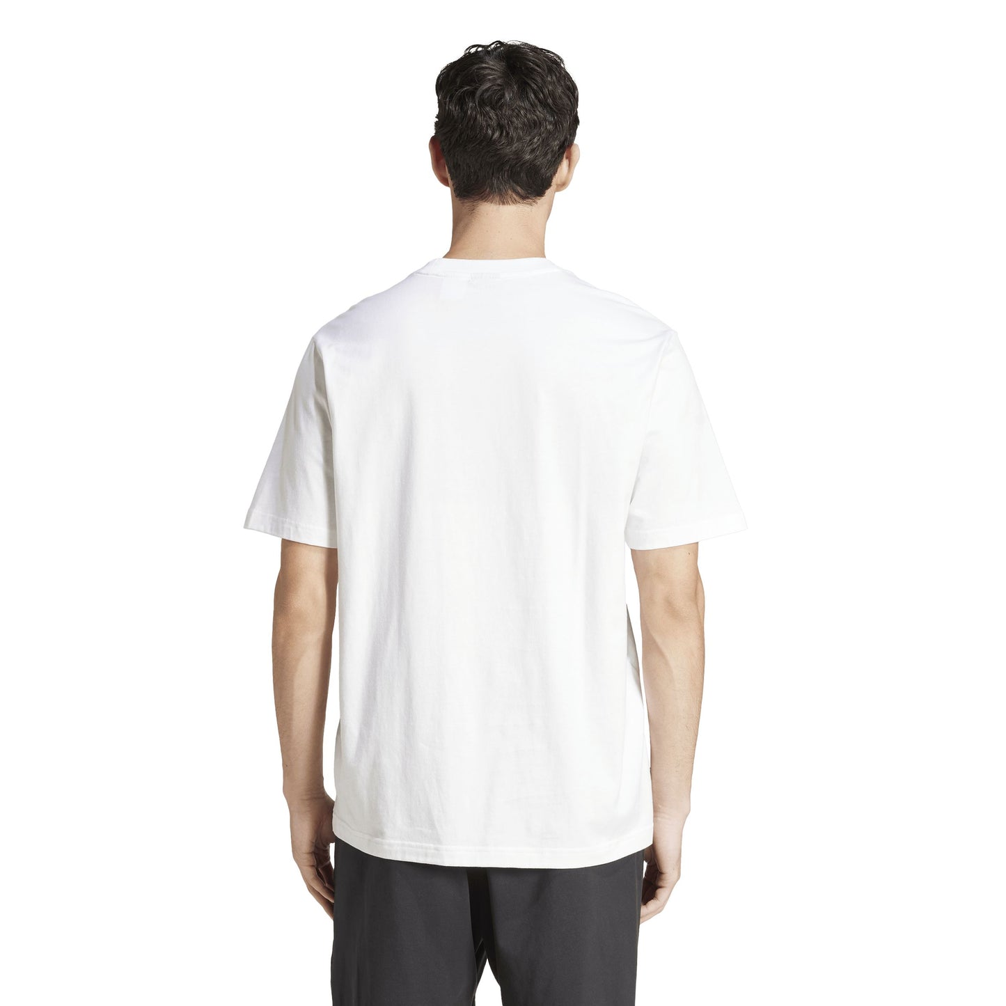 T-shirt Adidas M Lin SJ T White - JE9000 Bianco Nero | Stile Essenziale