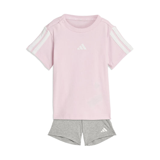 Completo Estivo Neonata Adidas I 3ST-SET - KC6151 Rosa Grigio | Comfort e Stile