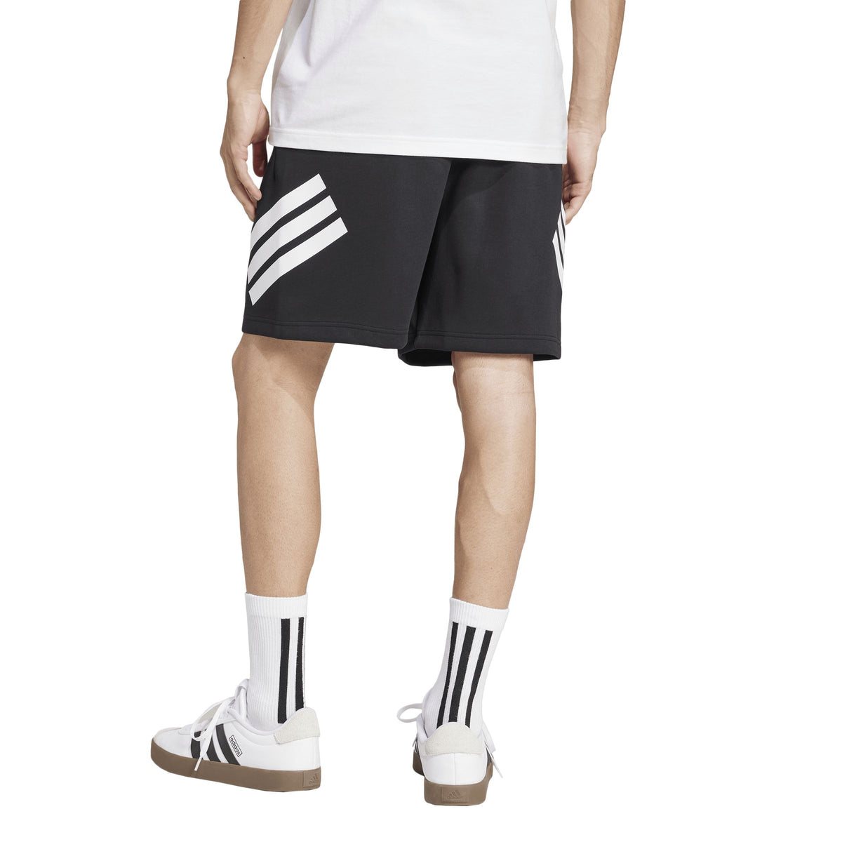 Shorts Uomo Adidas M FI 3S SHO - JD4884 Nero Bianco | Future Icons