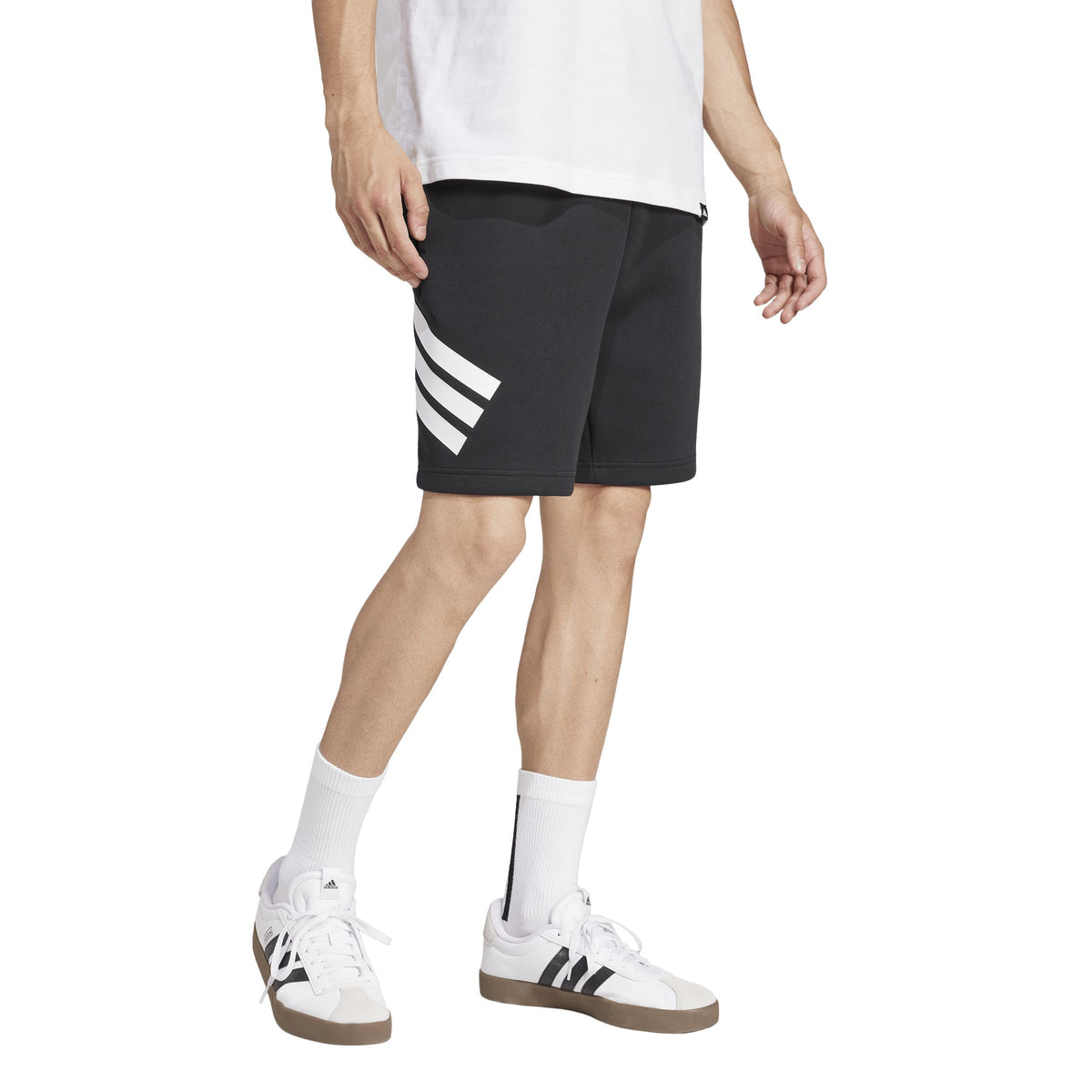 Shorts Uomo Adidas M FI 3S SHO - JD4884 Nero Bianco | Future Icons