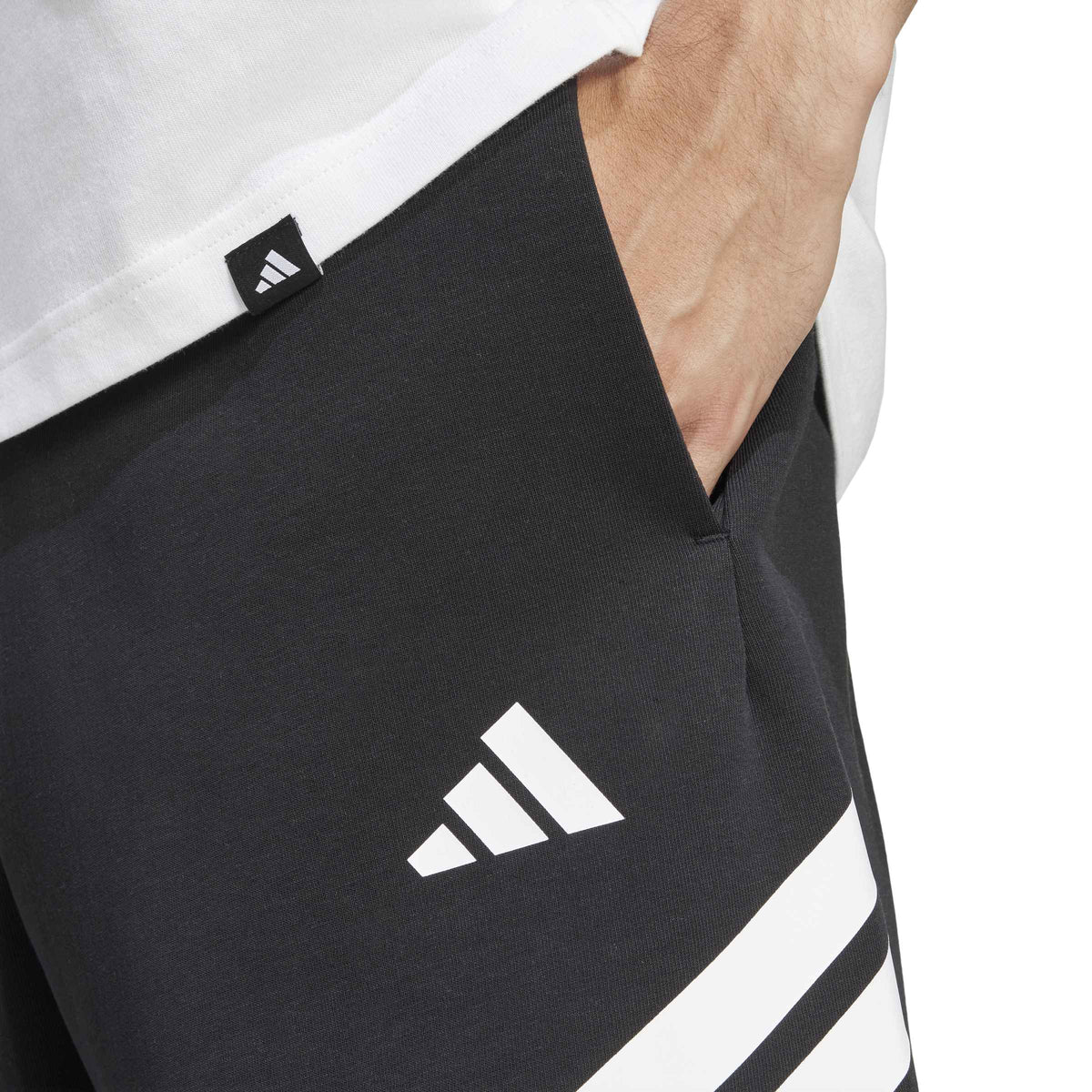 Shorts Uomo Adidas M FI 3S SHO - JD4884 Nero Bianco | Future Icons