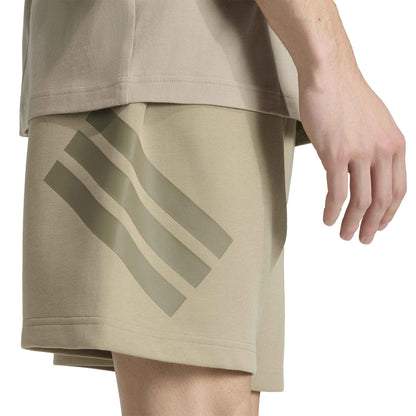 Shorts Uomo Adidas M FI 3S SHO - KD5245 Beige Sabbia | Future Icons
