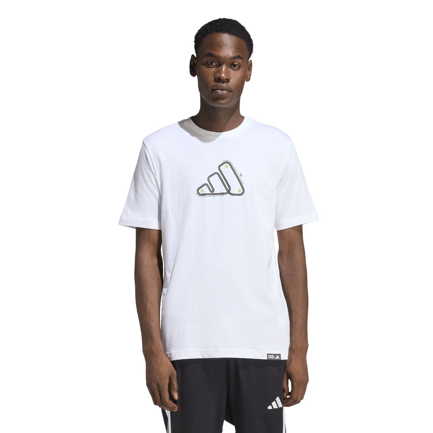 T-shirt Uomo Adidas M MT S Track T - JZ5050 Bianco | Stile Motorsport