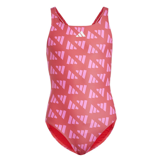 Costume da Bagno Bambina Adidas Brand Graphic - JG6050 Rosa Corallo | Piscina e Mare
