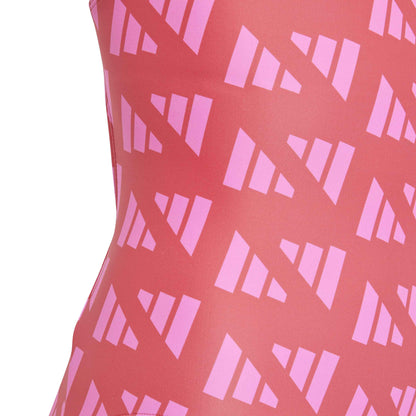 Costume da Bagno Bambina Adidas Brand Graphic - JG6050 Rosa Corallo | Piscina e Mare