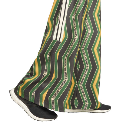 Pantaloni Donna Adidas x FARM Rio Tiro - JL8615 Nero Verde Giallo | Stile Tropical