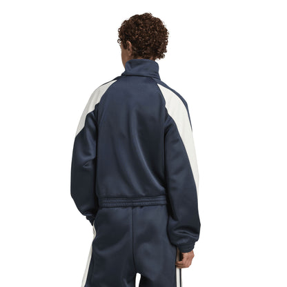 Giacca Sportiva Donna Adidas W Stadium TT - JW0527 Blu Scuro e Bianco | Look Retro