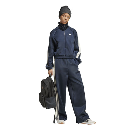 Giacca Sportiva Donna Adidas W Stadium TT - JW0527 Blu Scuro e Bianco | Look Retro