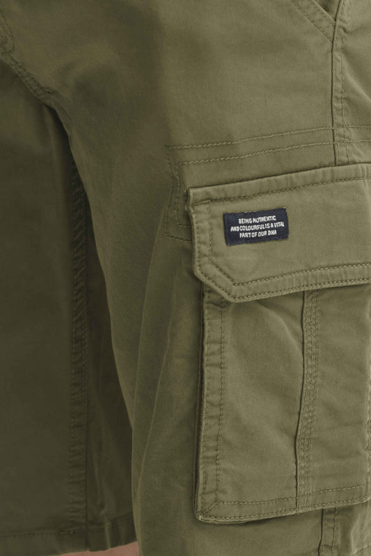 Shorts Cargo Uomo Blend Morgan Regular - 20720400 | Stile Utility e Comfort verdone