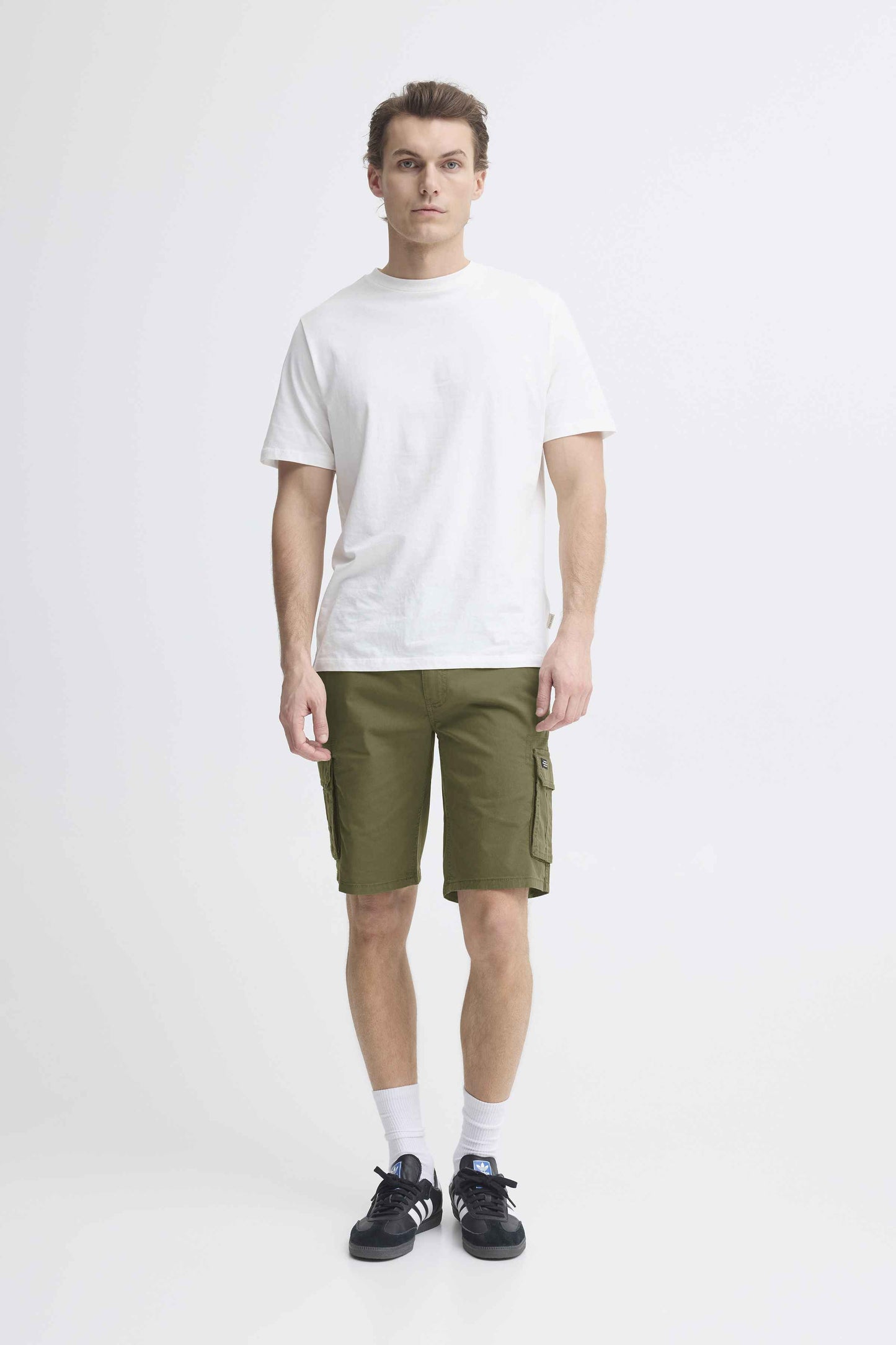 Shorts Cargo Uomo Blend Morgan Regular - 20720400 | Stile Utility e Comfort verdone
