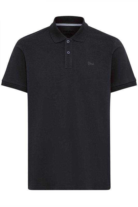 Polo Uomo Blend BHAbdo S/S - 20720247 Nero | Eleganza Casual e Versatile