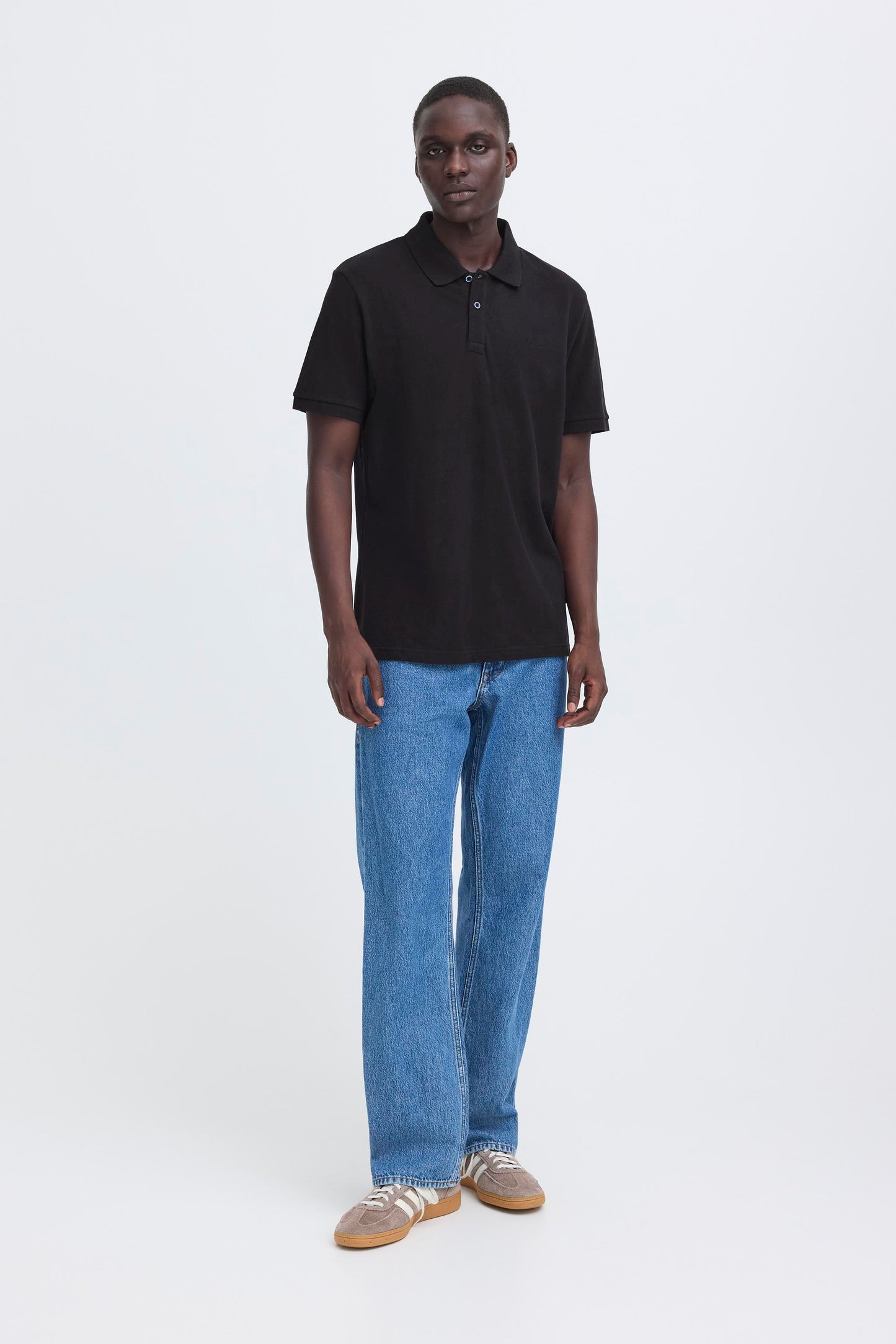 Polo Uomo Blend BHAbdo S/S - 20720247 Nero | Eleganza Casual e Versatile