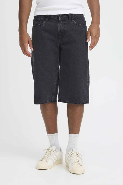 Shorts Jeans Uomo Blend Flake Loose - 20720244 Nero Slavato | Stile Streetwear