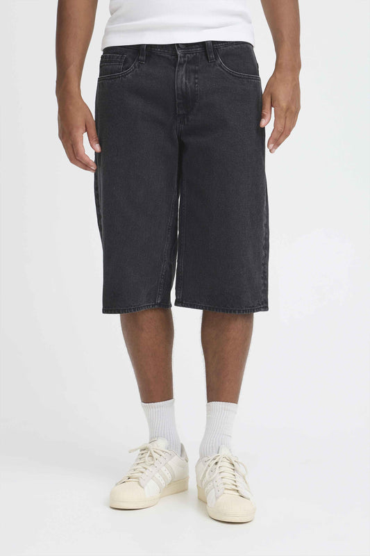 Shorts Jeans Uomo Blend Flake Loose - 20720244 Nero Slavato | Stile Streetwear