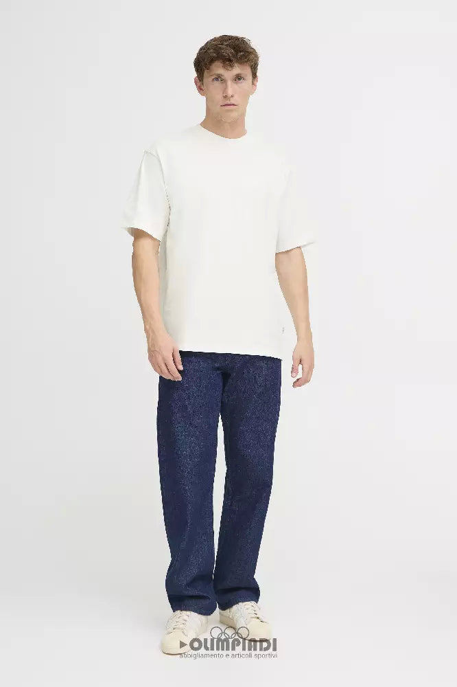 T-shirt Uomo Blend Fisher Oversize - 20718772 Bianca | Stile Streetwear Basic
