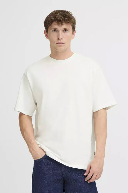 T-shirt Uomo Blend Fisher Oversize - 20718772 Bianca | Stile Streetwear Basic
