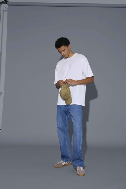 T-shirt Uomo Blend Fisher Oversize - 20718772 Bianca | Stile Streetwear Basic