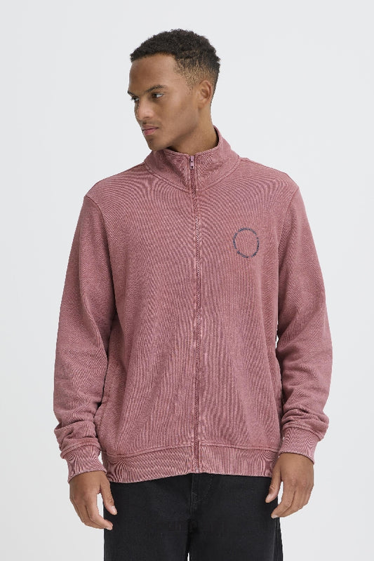 Felpa Uomo Blend BHFactor Full Zip - 20720570 Rosa Antico | Stile Vintage