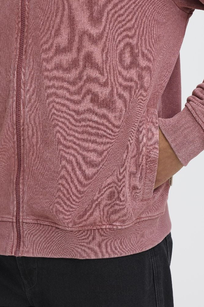 Felpa Uomo Blend BHFactor Full Zip - 20720570 Rosa Antico | Stile Vintage