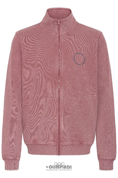 Felpa Uomo Blend BHFactor Full Zip - 20720570 Rosa Antico | Stile Vintage