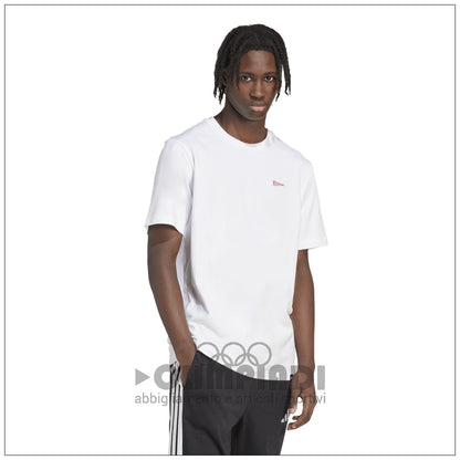 T-shirt Uomo Adidas M Pennant T - JL9226 Bianca | Stile Casual e Retrò