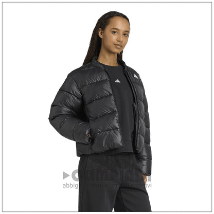 Giacca Piumino Donna Adidas W ESS SD PUF J - JX7825 Nera | Stile Urban Corto