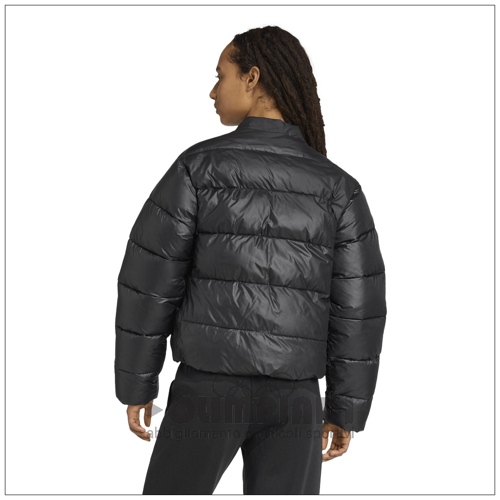 Giacca Piumino Donna Adidas W ESS SD PUF J - JX7825 Nera | Stile Urban Corto
