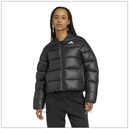 Giacca Piumino Donna Adidas W ESS SD PUF J - JX7825 Nera | Stile Urban Corto