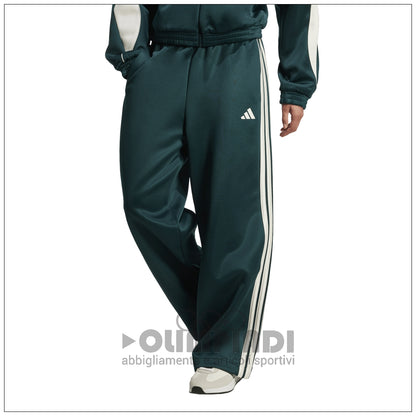 Pantaloni Tuta Donna Adidas W Stadium TP - JW0529 Verde Scuro | Stile Retro e Gamba Larga
