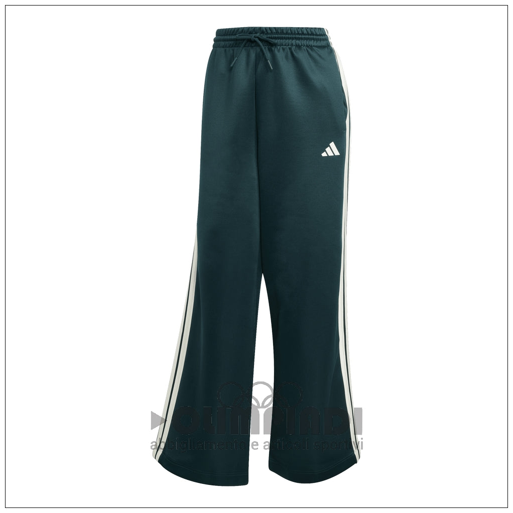 Pantaloni Tuta Donna Adidas W Stadium TP - JW0529 Verde Scuro | Stile Retro e Gamba Larga