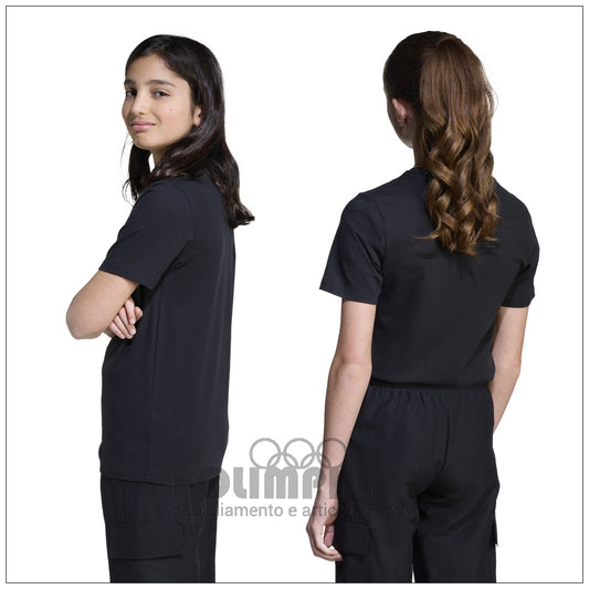 T-shirt Ragazzo Adidas J Colleg T - JV5192 Nera | Stile College