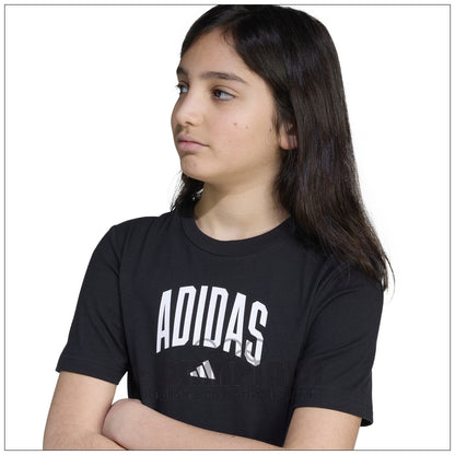 T-shirt Ragazzo Adidas J Colleg T - JV5192 Nera | Stile College