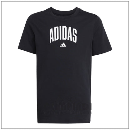 T-shirt Ragazzo Adidas J Colleg T - JV5192 Nera | Stile College