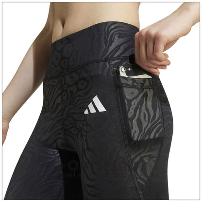 Leggings Ragazza Adidas JG OPT PR LEG - JM3911 Neri | Stampa Animalier