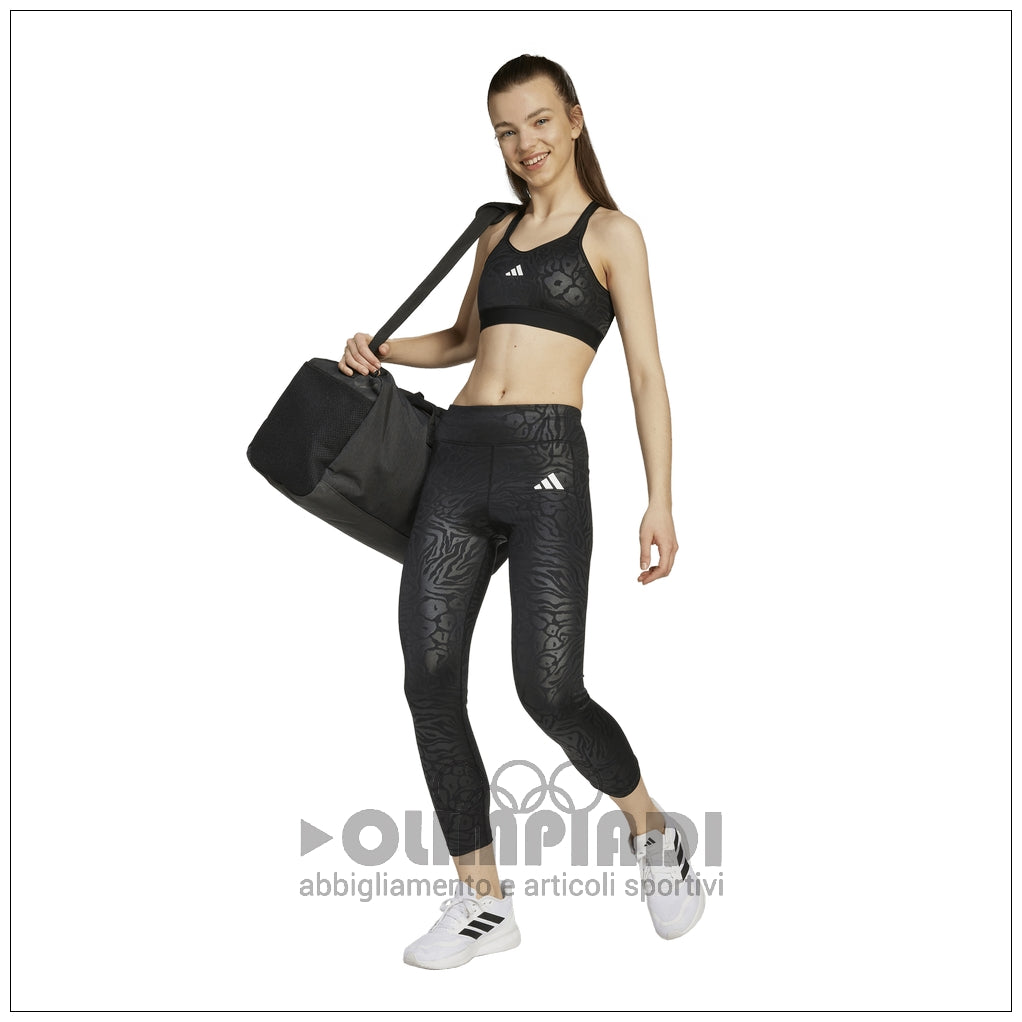 Leggings Ragazza Adidas JG OPT PR LEG - JM3911 Neri | Stampa Animalier