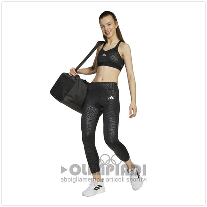 Leggings Ragazza Adidas JG OPT PR LEG - JM3911 Neri | Stampa Animalier