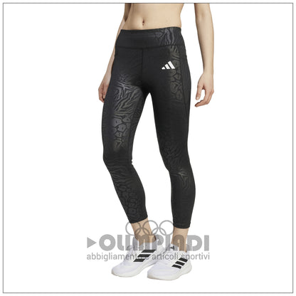 Leggings Ragazza Adidas JG OPT PR LEG - JM3911 Neri | Stampa Animalier