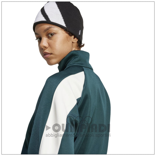 Giacca Sportiva Donna Adidas W Stadium TT - JW0528 Verde | Stile Retro