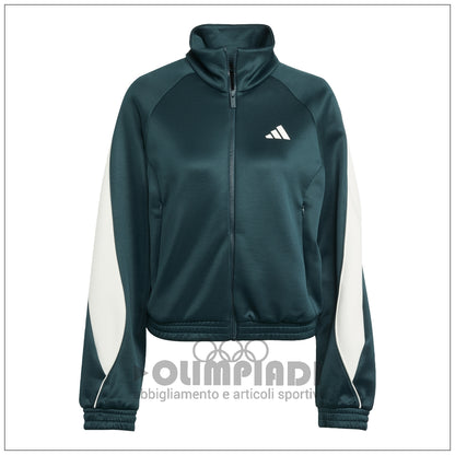 Giacca Sportiva Donna Adidas W Stadium TT - JW0528 Verde | Stile Retro