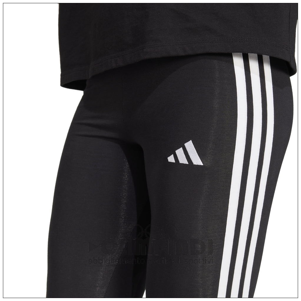 Leggings Donna Adidas W 3S SJ - JE0072 Neri | Stile Iconico e Comfort