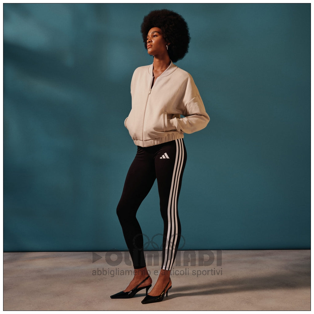 Leggings Donna Adidas W 3S SJ - JE0072 Neri | Stile Iconico e Comfort