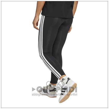 Leggings Donna Adidas W 3S SJ - JE0072 Neri | Stile Iconico e Comfort