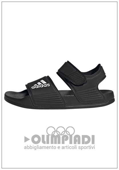 Sandali Bambino Adidas Adilette Sandal K - GW0344 Neri | Comfort Estivo