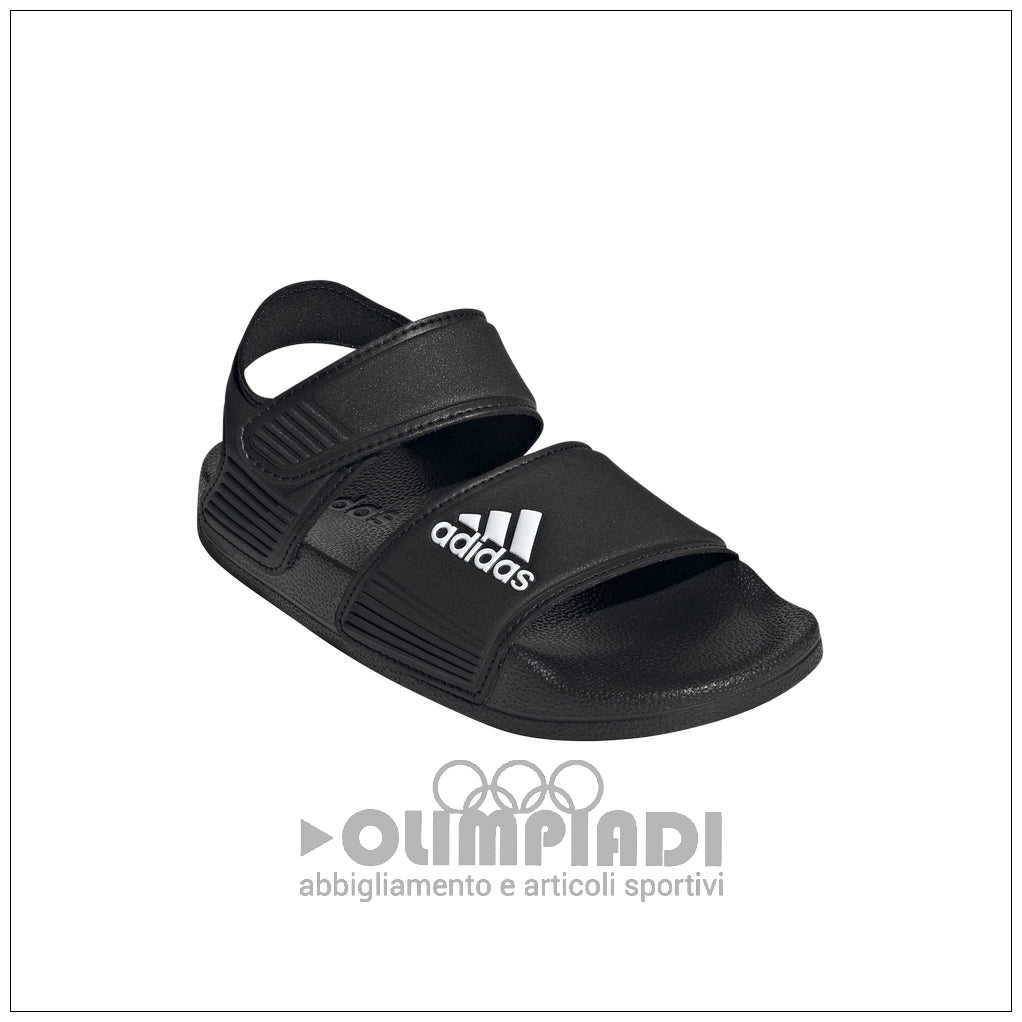 Sandali Bambino Adidas Adilette Sandal K - GW0344 Neri | Comfort Estivo